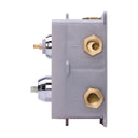 BAI 41070 Concealed Shower Mixer with Water Pressure Balance Valve in Polished Chrome Finish,, look from side.