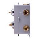 BAI 41090 Concealed Thermostatic Shower Mixer Valve in Polished Chrome Finish, from side.