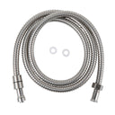 BAI 44041 Super-Flex 60-inch Stainless Steel Shower Hose for Handheld Showers in Brushed Nickel Finish