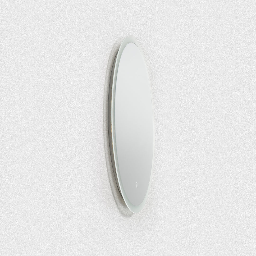 BAI 8042 Round 36-inch LED Bathroom Mirror with Frosted Edge & Anti-Fogging