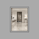 BAI 8043 LED 26-inch Bathroom Mirror with Aluminum Frame