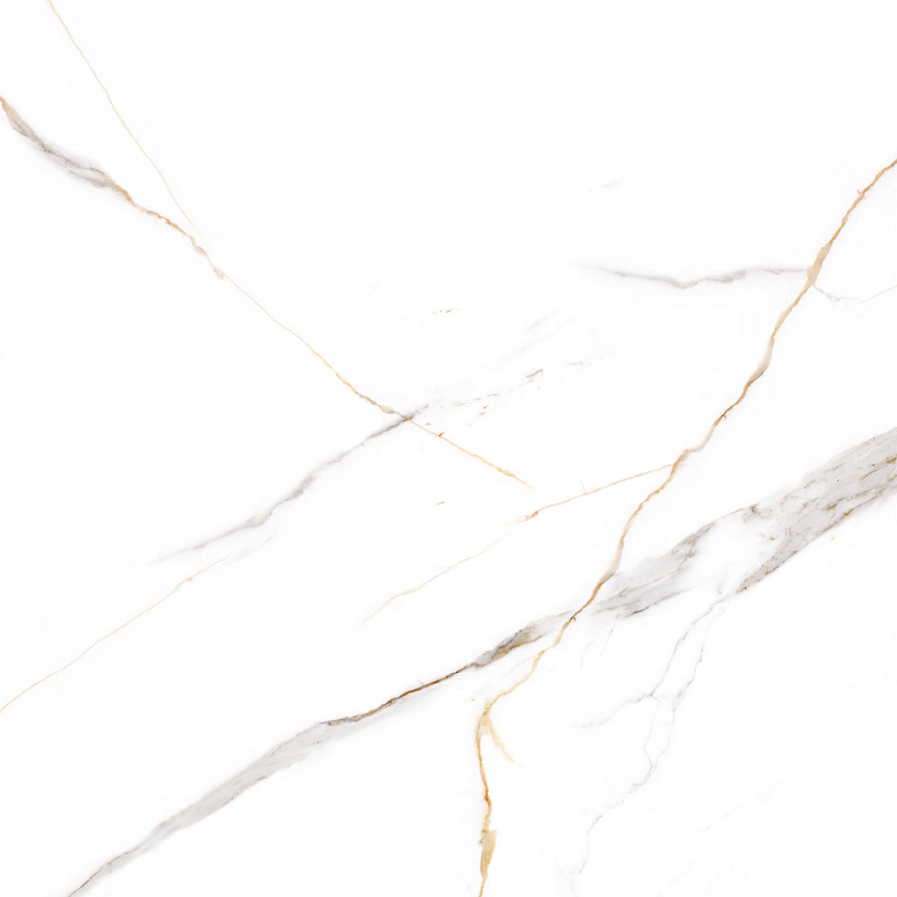 BAI 9064 Bookmatch Calacatta Goldie High Gloss Porcelain Tile