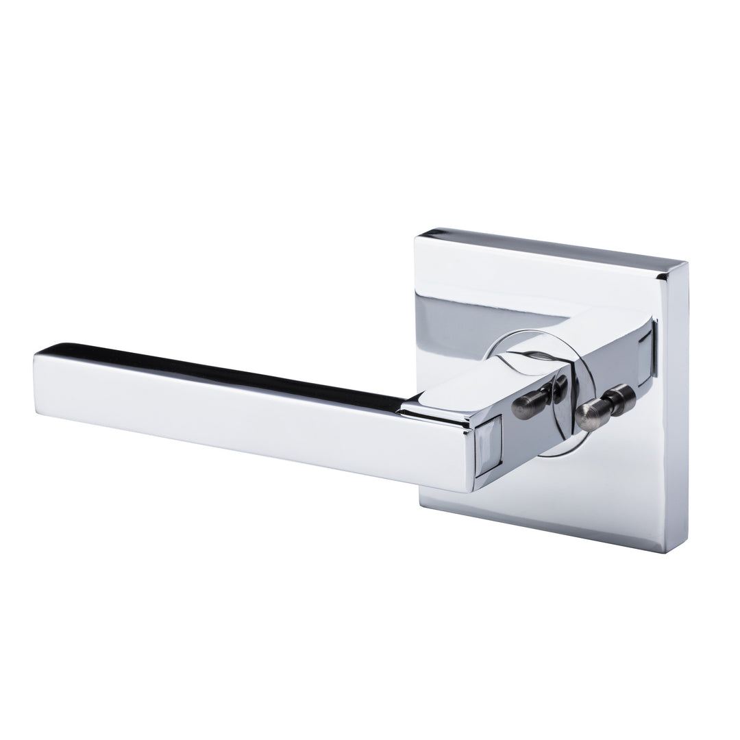 BAI 3015 Modern Passage Door Handle Lever Set with Privacy Pin Function