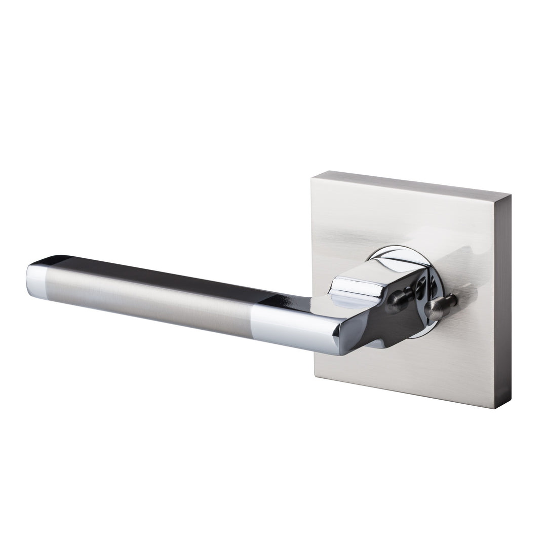 BAI 3026 Modern Passage Door Handle Lever Set with Privacy Pin Function