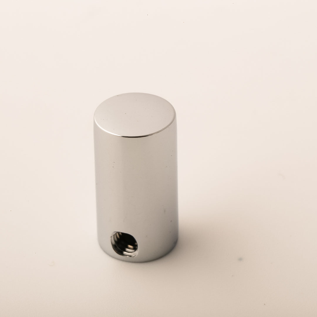 P0025 Round Spring Button in Polished Chrome – MegaBAI