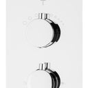BAI 0103 Concealed Thermostatic Shower Mixer Valve in Polished Chrome Finish.  Detailed