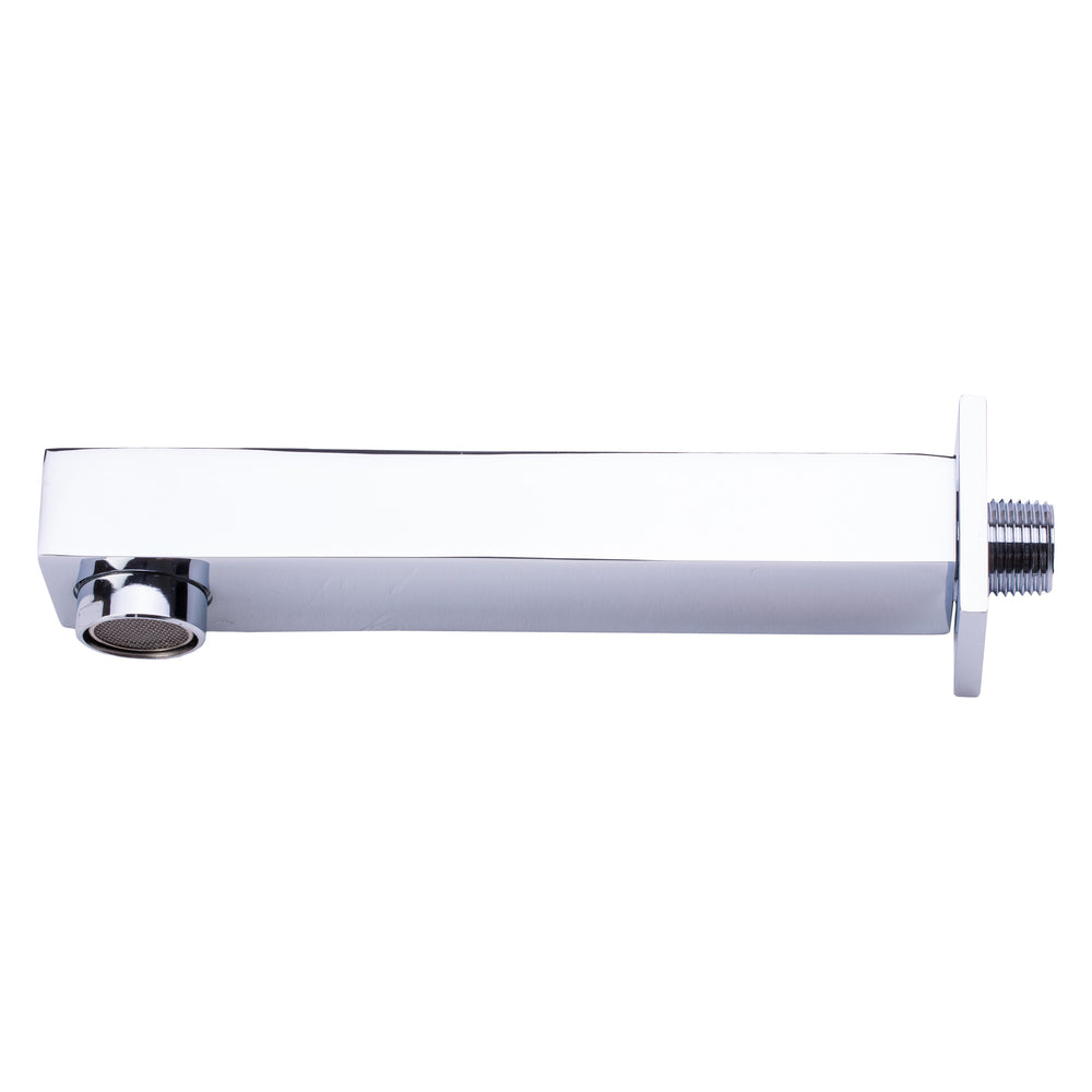 BAI 0186 Solid Brass Wall Mounted Tub Spout in Polished Chrome Finish